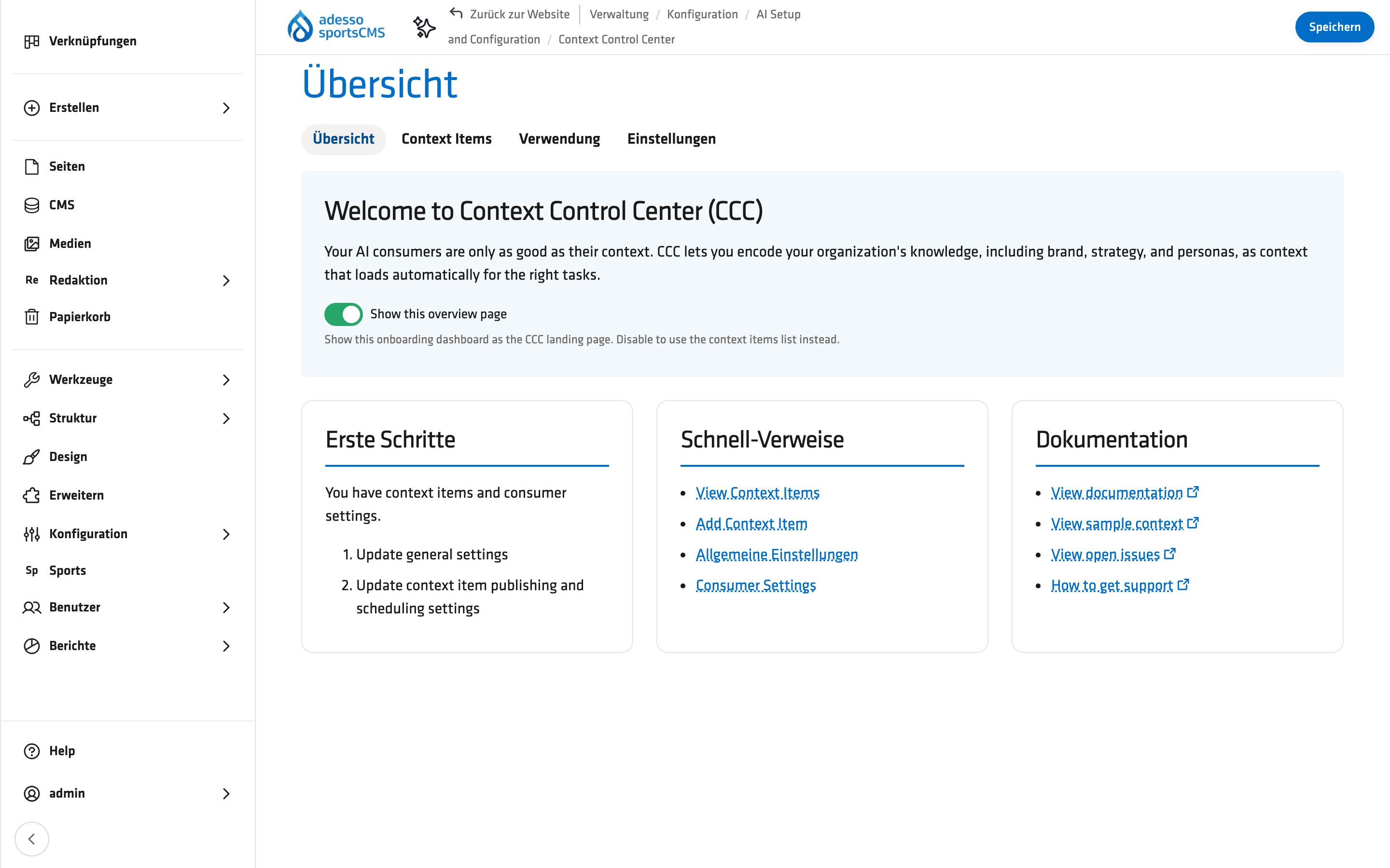Context Control Center