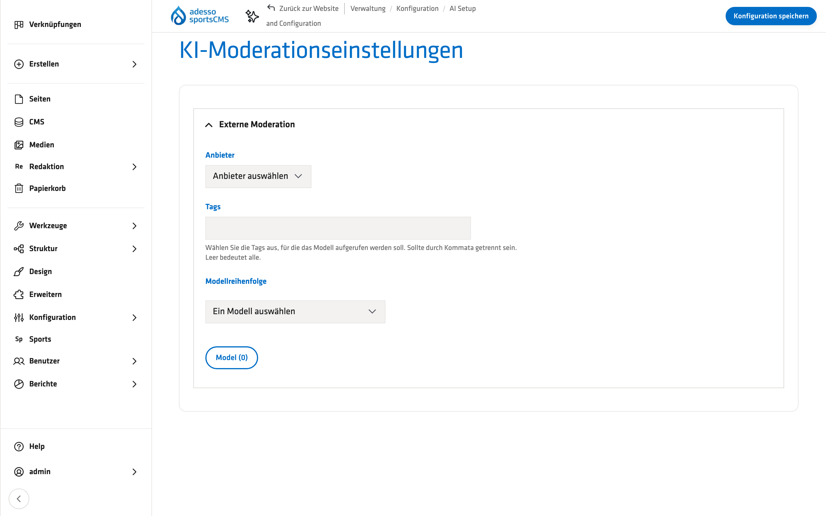 Externe Moderation